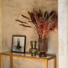 CONSOLA MADERA ROBLE CON CRISTAL 100X32 ALTO 75 CM - Imagen 2