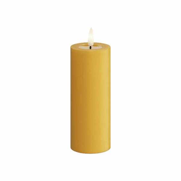 VELA LED DE CERA CON LLAMA REAL 5 X 12,5 CM CURRY LISA
