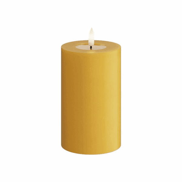 VELA LED DE CERA CON LLAMA REAL 7,5 X 12,5 CM CURRY LISA