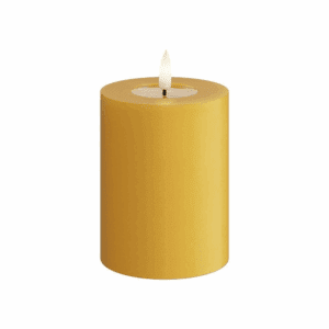 VELA LED DE CERA CON LLAMA REAL 7,5 X 10 CM CURRY LISA