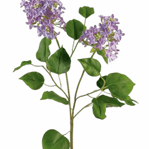 LILAS MORADAS CON HOJA 83 CM