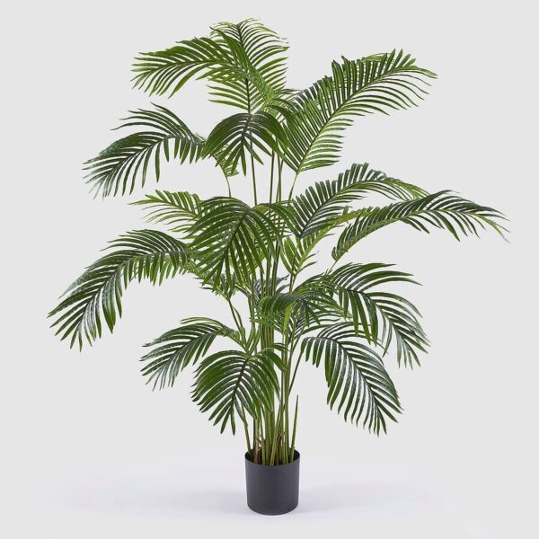Palmera areca artificial con maceta