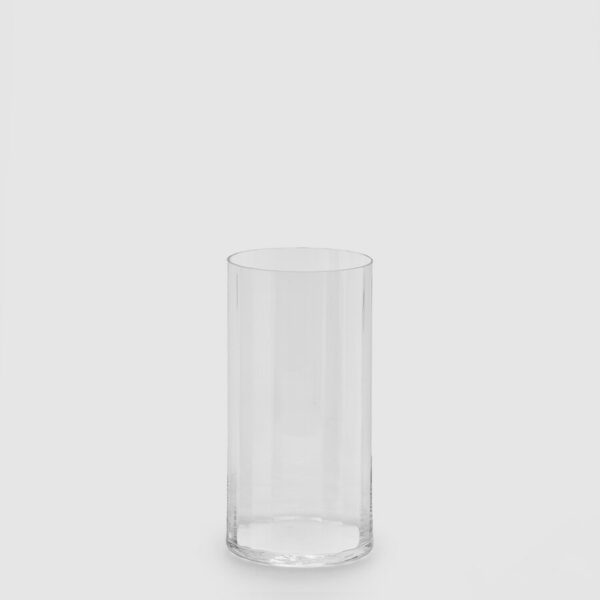 jarrón cristal cilindro 30 cm