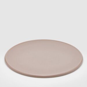 bandeja beige redonda grande