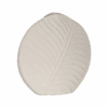 JARRÓN METAL REDONDO HOJA BLANCO MEDIANO 32X13 ALTO 32,5 CM - Imagen 3