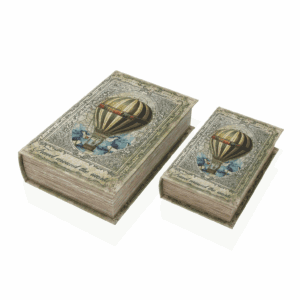 CAJA-LIBRO “GLOBO” GRANDE