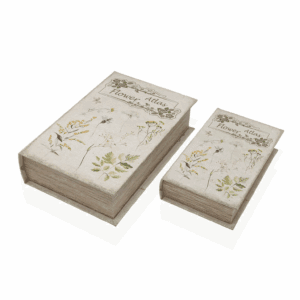 CAJA-LIBRO “FLOWER ATLAS” PEQUEÑO