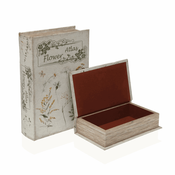 CAJA-LIBRO “FLOWER ATLAS” GRANDE - Imagen 2