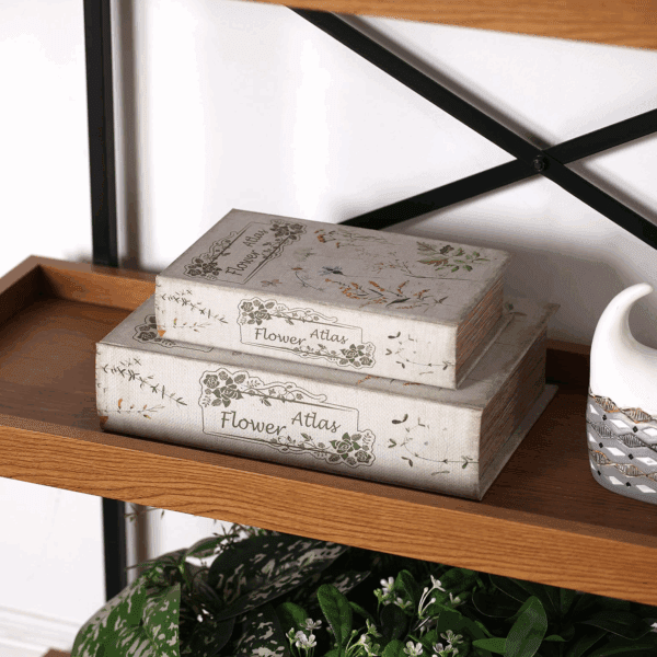 CAJA-LIBRO “FLOWER ATLAS” GRANDE - Imagen 3