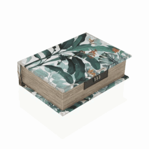 CAJA-LIBRO “TROPICAL” CON CANDADO