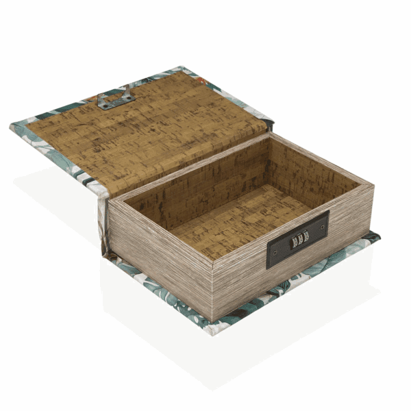 CAJA-LIBRO “TROPICAL” CON CANDADO - Imagen 2