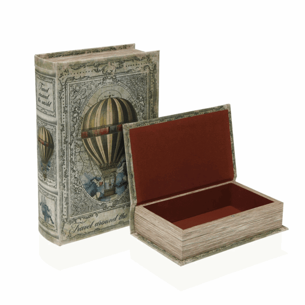 CAJA-LIBRO “GLOBO” GRANDE - Imagen 2