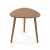 MESITAS AUXILIARES ROBLE TRIANGULARES SET 3 UD ALTO 42/47/52 CM - Imagen 2