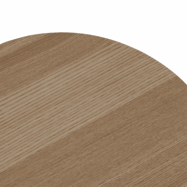 MESITA MADERA ROBLE REDONDA 1 CAJÓN 40X40 ALTO 54 CM - Imagen 5