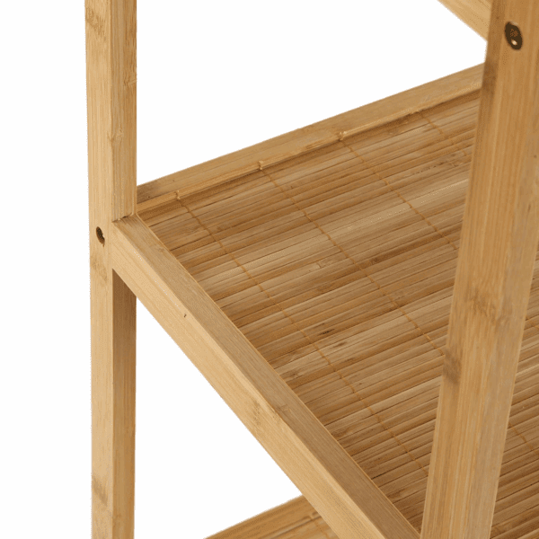 ESTANTERIA MADERA BAMBÚ NATURAL 4 BALDAS 33X31 ALTO 110 CM - Imagen 3