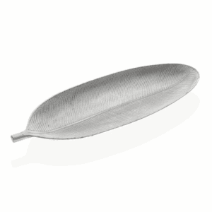 BANDEJA HOJA LARGA BLANCA 40,5 CM