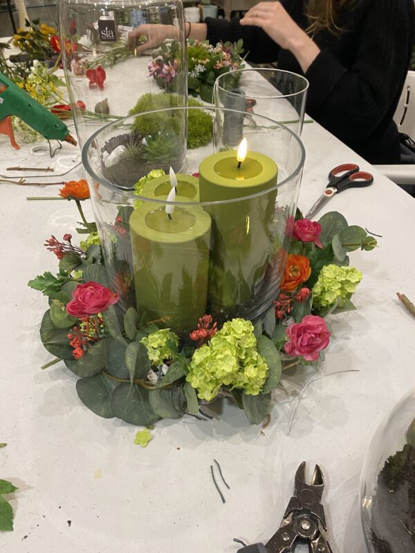 TALLER MONOGRAFICO CORONAS FLORALES CON PLANTAS ARTIFICALES DE CALIDAD - Imagen 7