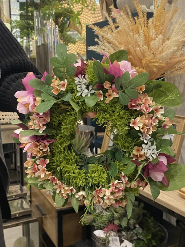 TALLER MONOGRAFICO CORONAS FLORALES CON PLANTAS ARTIFICALES DE CALIDAD - Imagen 2