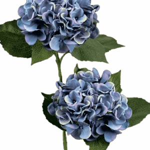 HORTENSIA AZUL-MORADO 53 CM FLOR ARTIFICIAL