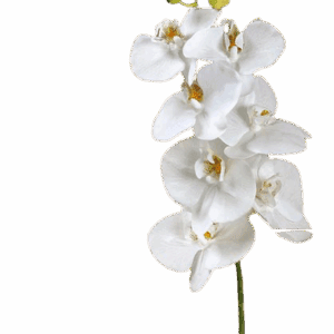 ORQUIDEA BLANCA 68 CM SIN HOJA FLOR ARTIFICIAL